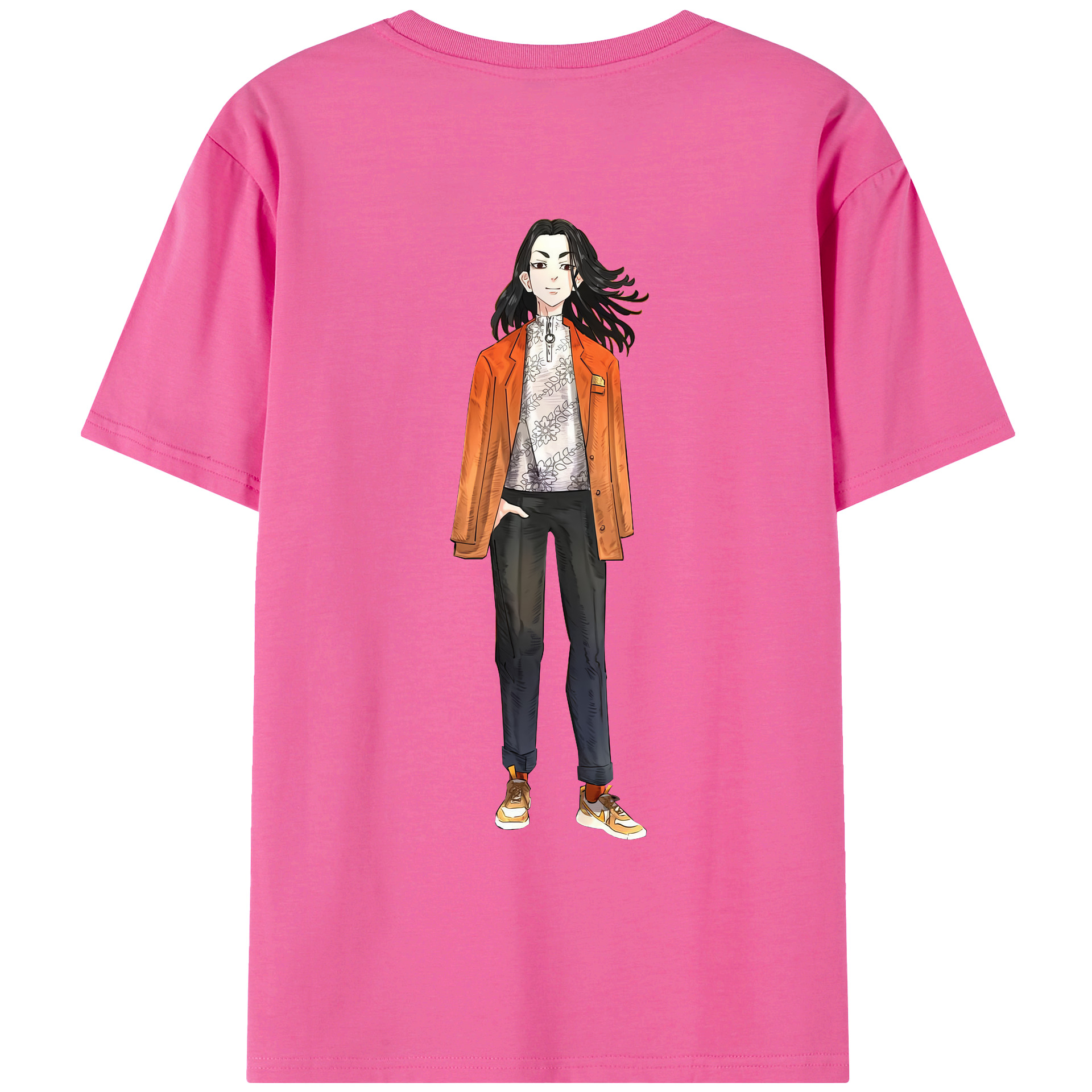 （画像用） 東京リベンジャーズ Tokyo Revengers レディース半袖Tシャツ(バックプリント)